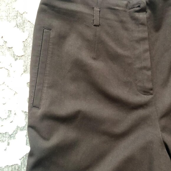 Jones New York Collection, Dark Brown, Hi-Rise, Wide Leg Dress Pants, Size 6 - Picture 3 of 11